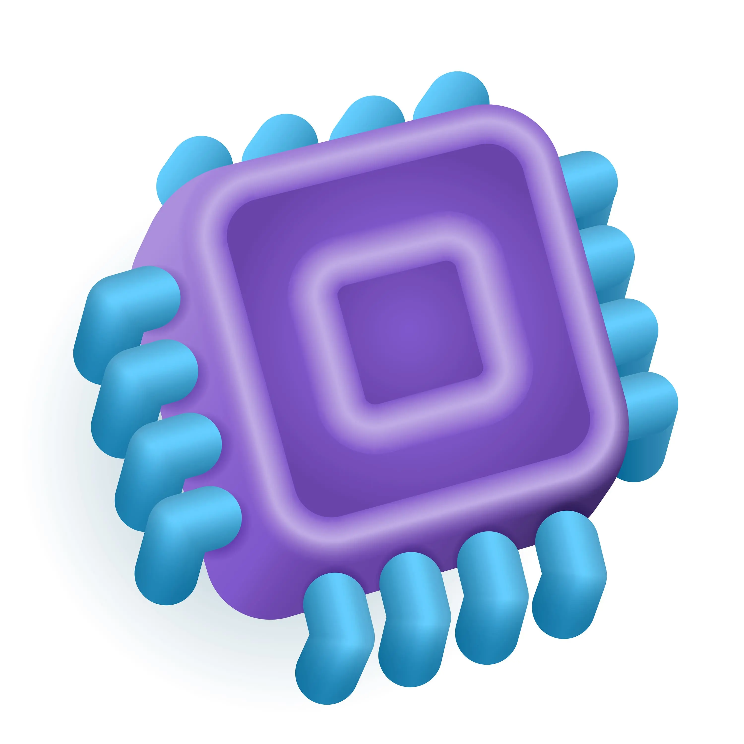 Purple microchip or memory chip 3D illustration.webp